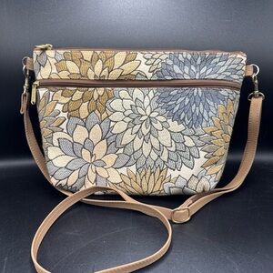 Danny K Beverly Hills  Tapestry Crossbody Purse Bag Adjustable Strap USA